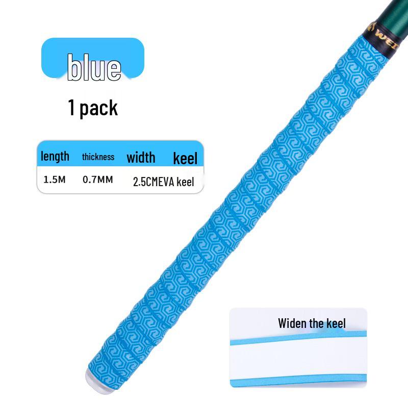 Anti-Slip, Sweat-Absorbing Keel Fishing Rod Grip Tape - 1.5m синій
Anti-Slip, Sweat-Absorbing Keel Fishing Rod Grip Tape - 1.5m синій