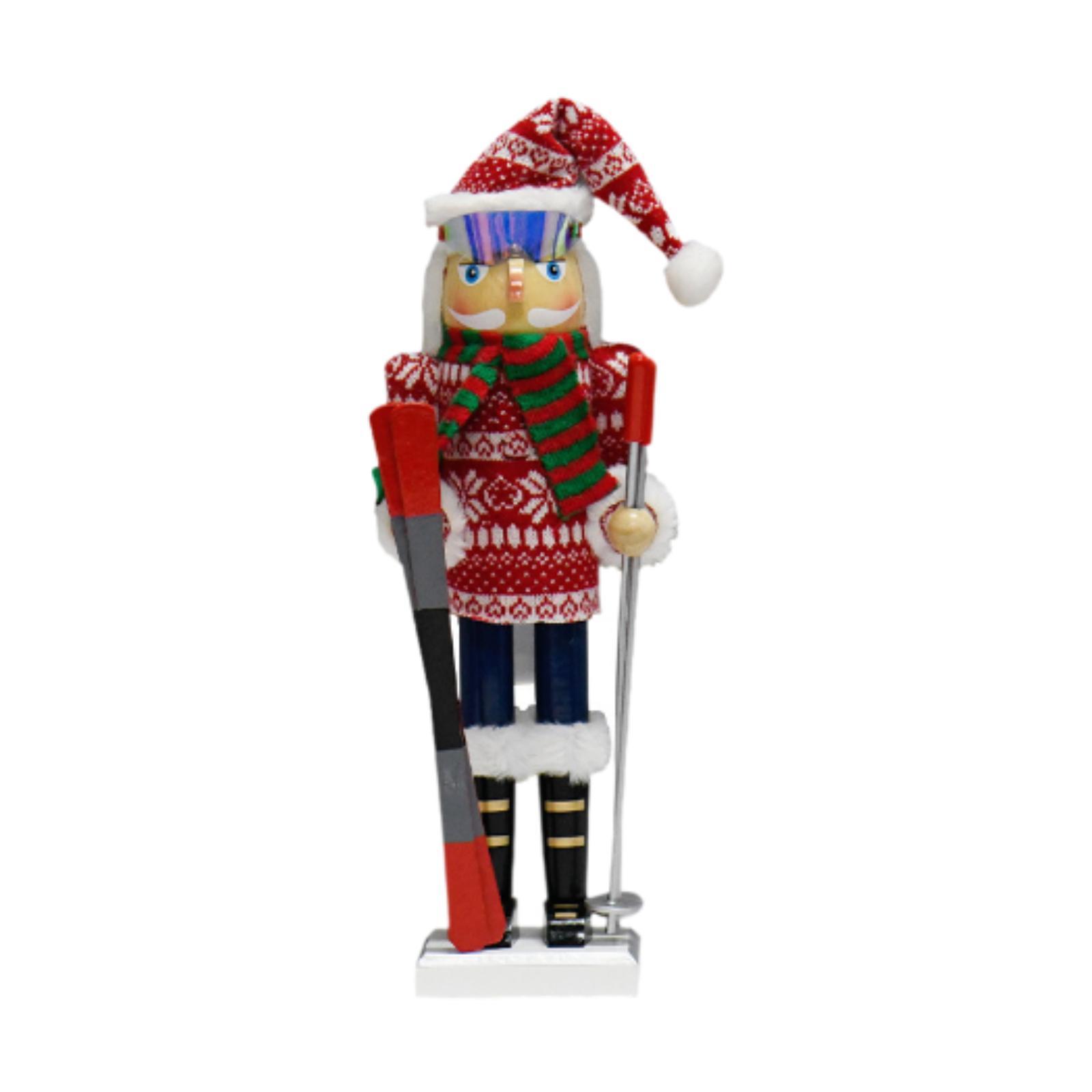 Christmas Nutcracker Figure Nutcracker Figurine Christmas Decorations Wood Collectible Table Centerpiece Statue for Xmas Desk
Christmas Nutcracker Figure Nutcracker Figurine Christmas Decorations Wood Collectible Table Centerpiece Statue for Xmas Desk
