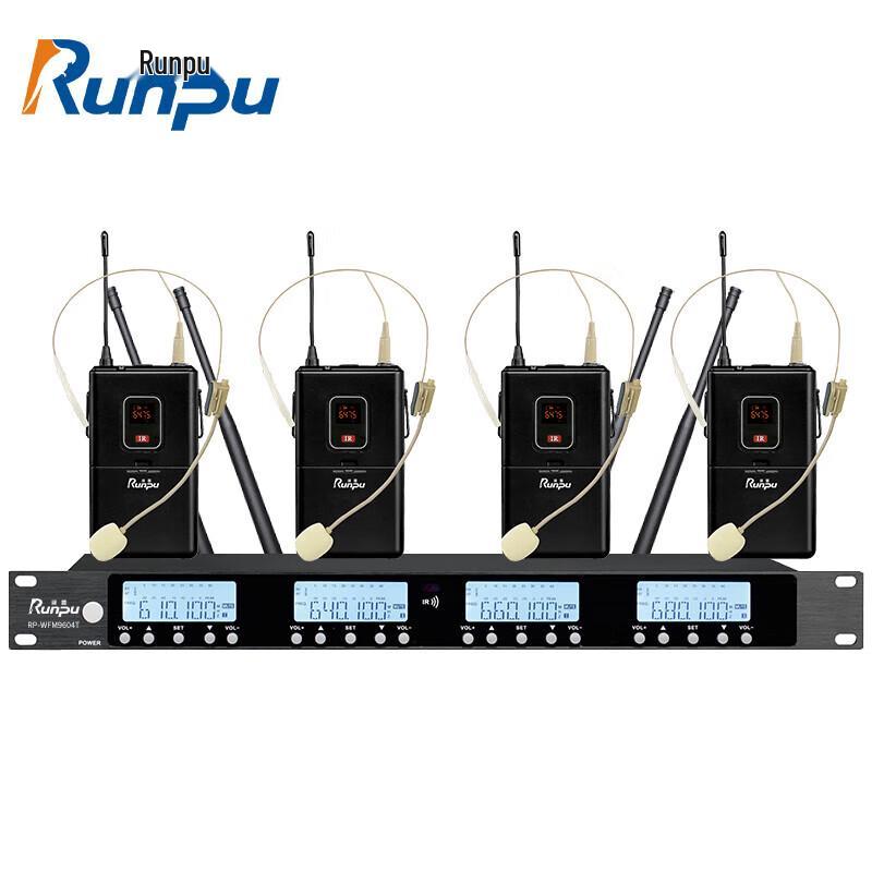Runpu RP-WFM9604T Wireless Quad Headset Microphone System (CN version)
Runpu RP-WFM9604T Wireless Quad Headset Microphone System (CN version)