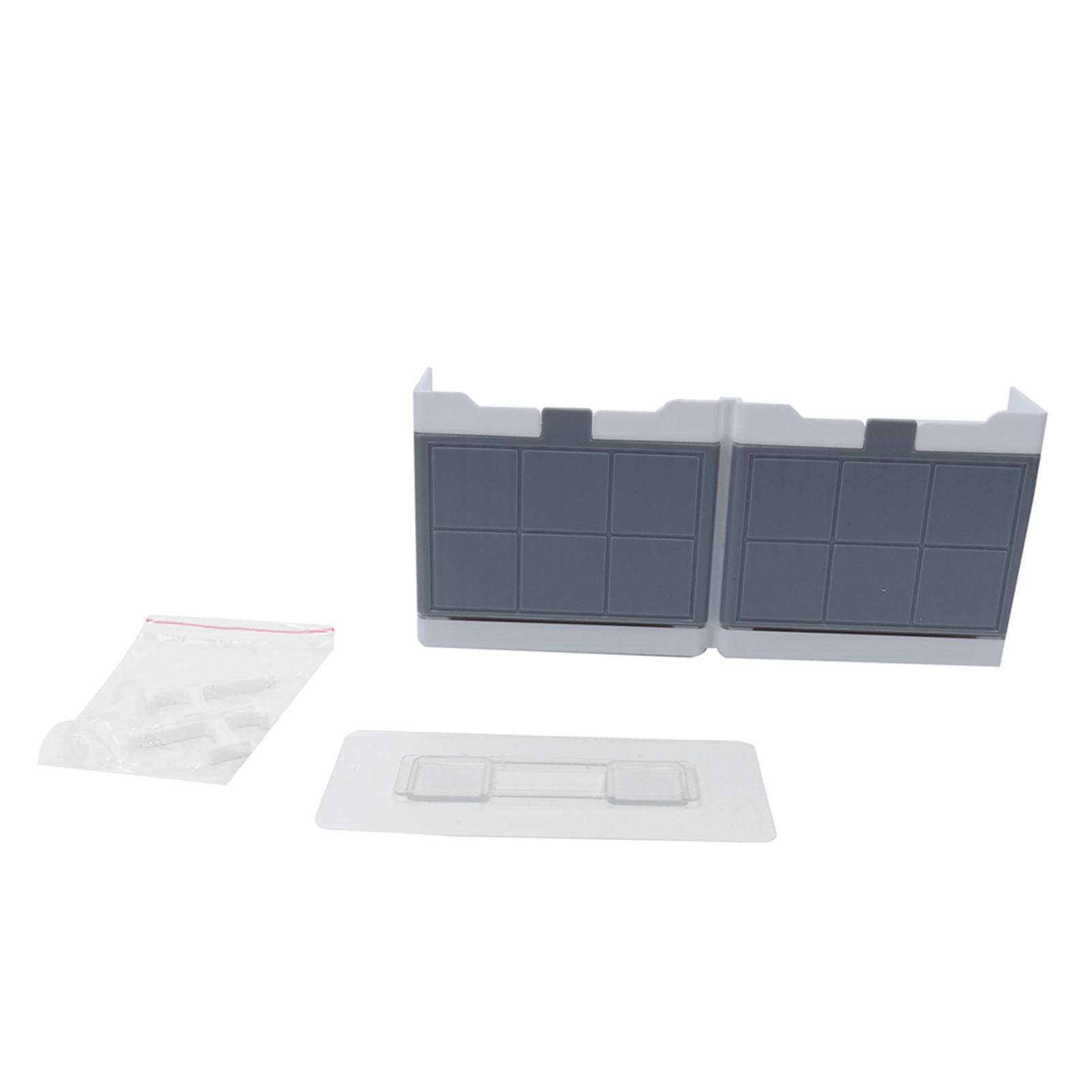 Soap Holder with Flip Lid Hooks Bathroom Wall Hanging Draining Box Shelf Organizer Gray(Dual Box )
Soap Holder with Flip Lid Hooks Bathroom Wall Hanging Draining Box Shelf Organizer Gray(Dual Box )