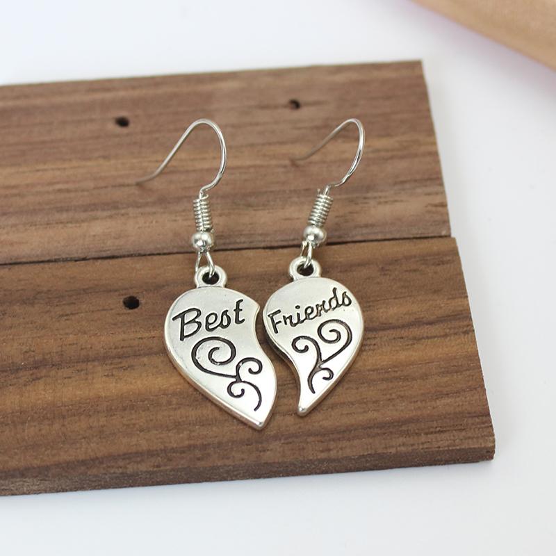 Delicate Heart Pendant Earring Best Friends Letter Splicing Magnet Attraction Couple Brincos Valentine s Day Gift Zircon
Delicate Heart Pendant Earring Best Friends Letter Splicing Magnet Attraction Couple Brincos Valentine s Day Gift Zircon