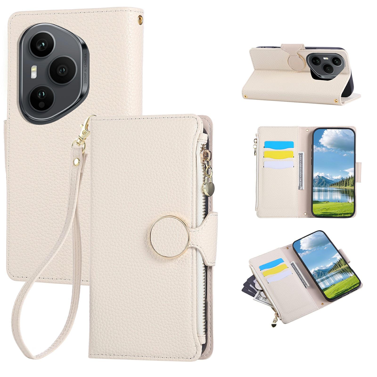 For Honor 400 Pro 5G (Global) Case Zipper Wallet Leather Phone Cover with Wrist Strap Beige
For Honor 400 Pro 5G (Global) Case Zipper Wallet Leather Phone Cover with Wrist Strap Beige