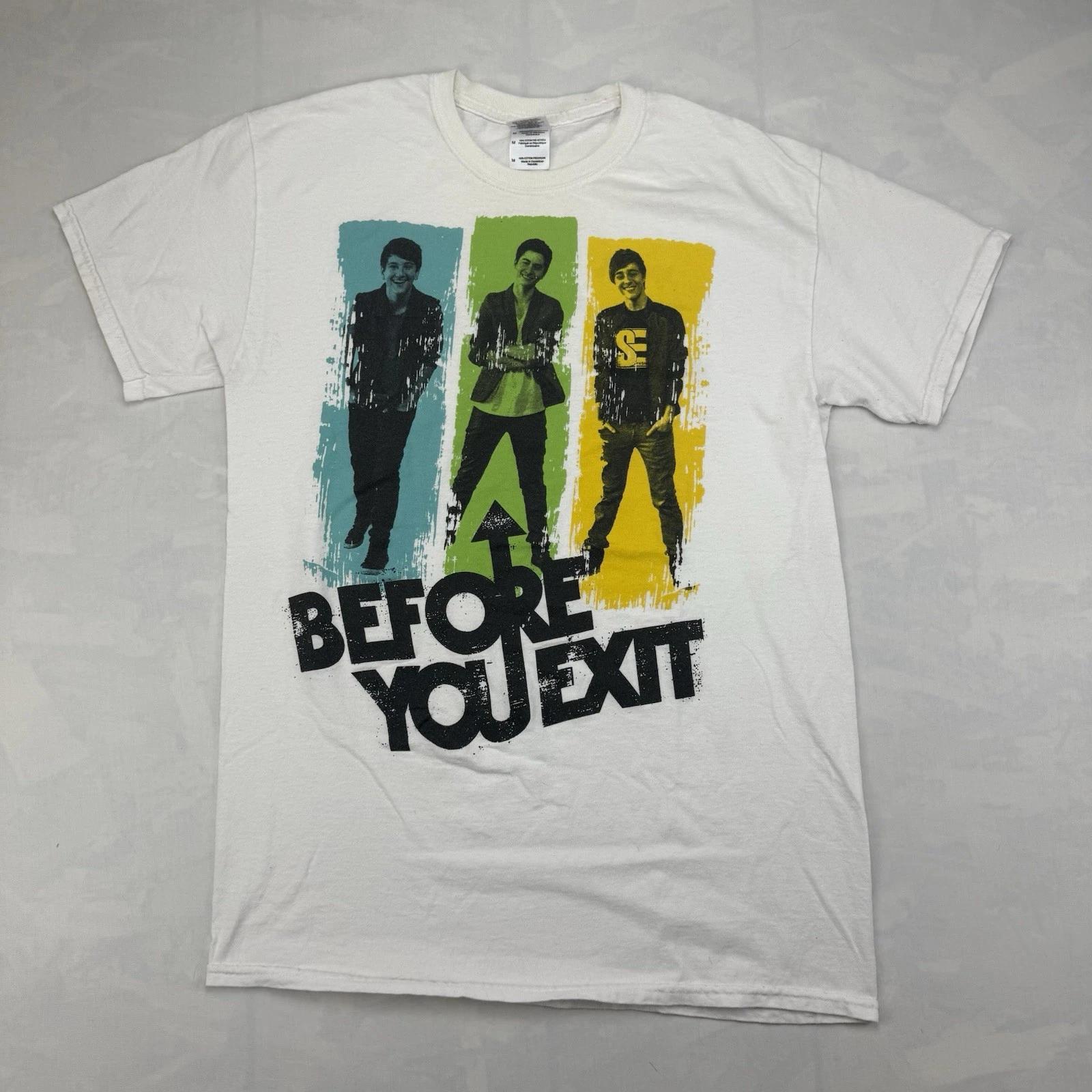 Before You Exit Band T-Shirt Graphic Tee White Gildan Heavy Cotton Size M 2XL
Before You Exit Band T-Shirt Graphic Tee White Gildan Heavy Cotton Size M 2XL