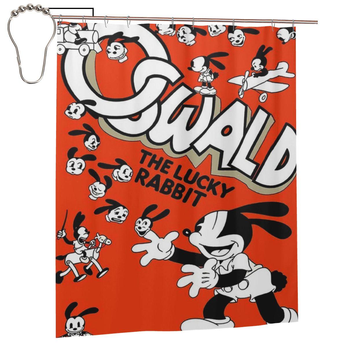 Oswald Rabbit Shower Curtain Bathroom Polyester Waterproof Bath Curtains With Hooks W60H190(CM)-1 Pcs
Oswald Rabbit Shower Curtain Bathroom Polyester Waterproof Bath Curtains With Hooks W60H190(CM)-1 Pcs