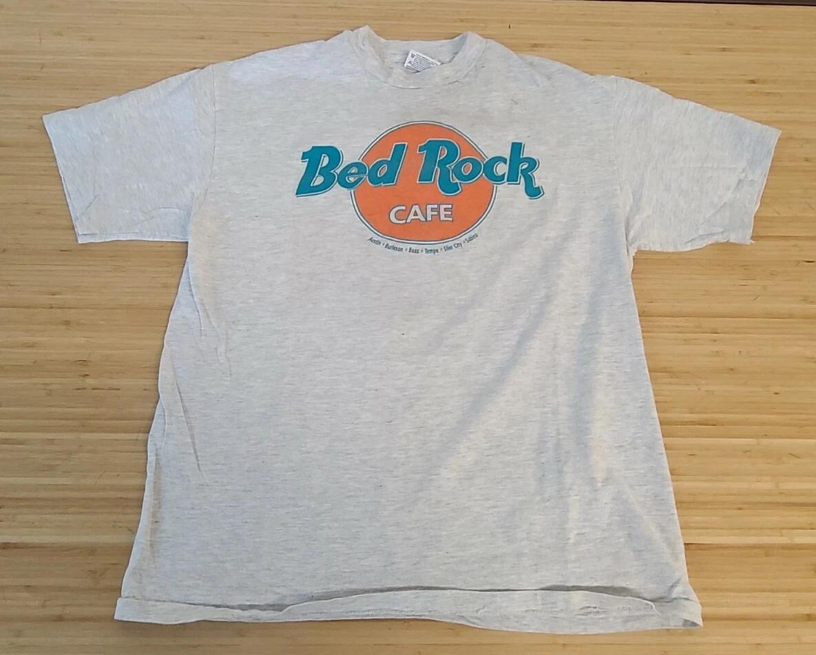 Vintage Bed Rock Cafe T-shirt single stitch Sz Large 3XL
Vintage Bed Rock Cafe T-shirt single stitch Sz Large 3XL