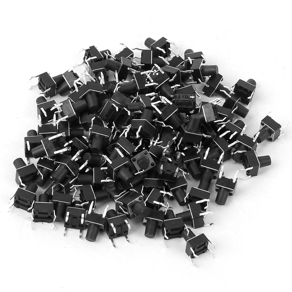 100pcs Momentary Tactile Push Button Switch Mini Micro Tact Switch Accessory 6 x 6 x 8mm
100pcs Momentary Tactile Push Button Switch Mini Micro Tact Switch Accessory 6 x 6 x 8mm