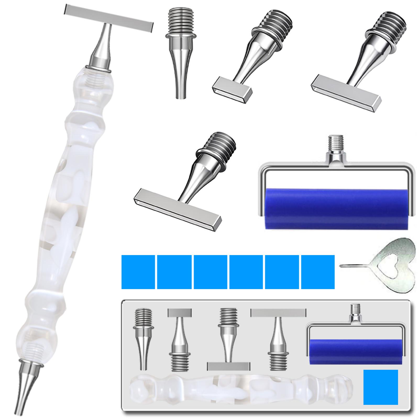 Diamond Painting Pen Set with Comfortable Ergonomic Grip -4 Pen Tips, Resin Diamond Art Tool for DIY Handicrafts
Diamond Painting Pen Set with Comfortable Ergonomic Grip -4 Pen Tips, Resin Diamond Art Tool for DIY Handicrafts