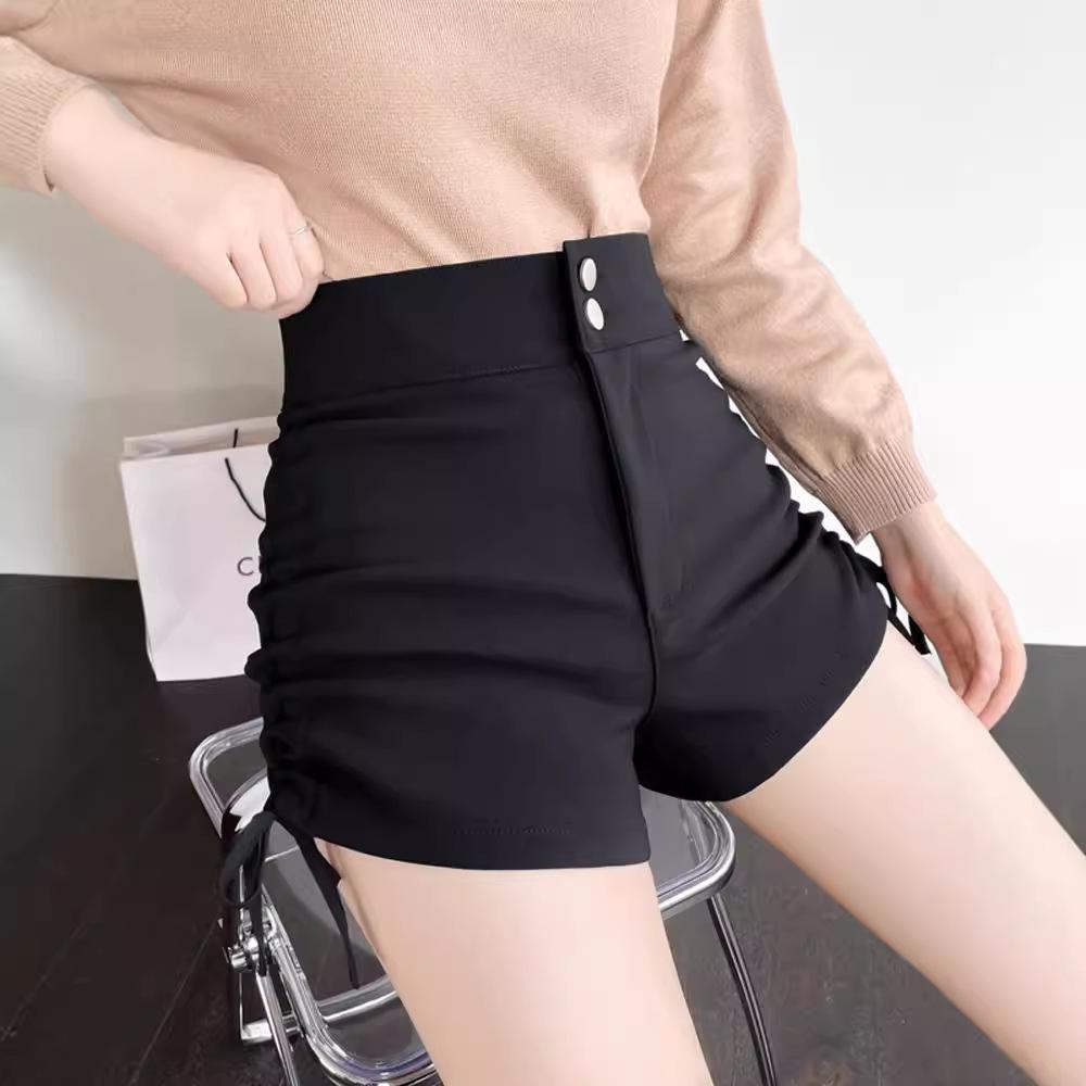 Women s Black Wide-Leg Pleated Drawstring Shorts - Spring Fashion XL 126-135 kg чёрный
Women s Black Wide-Leg Pleated Drawstring Shorts - Spring Fashion XL 126-135 kg чёрный
