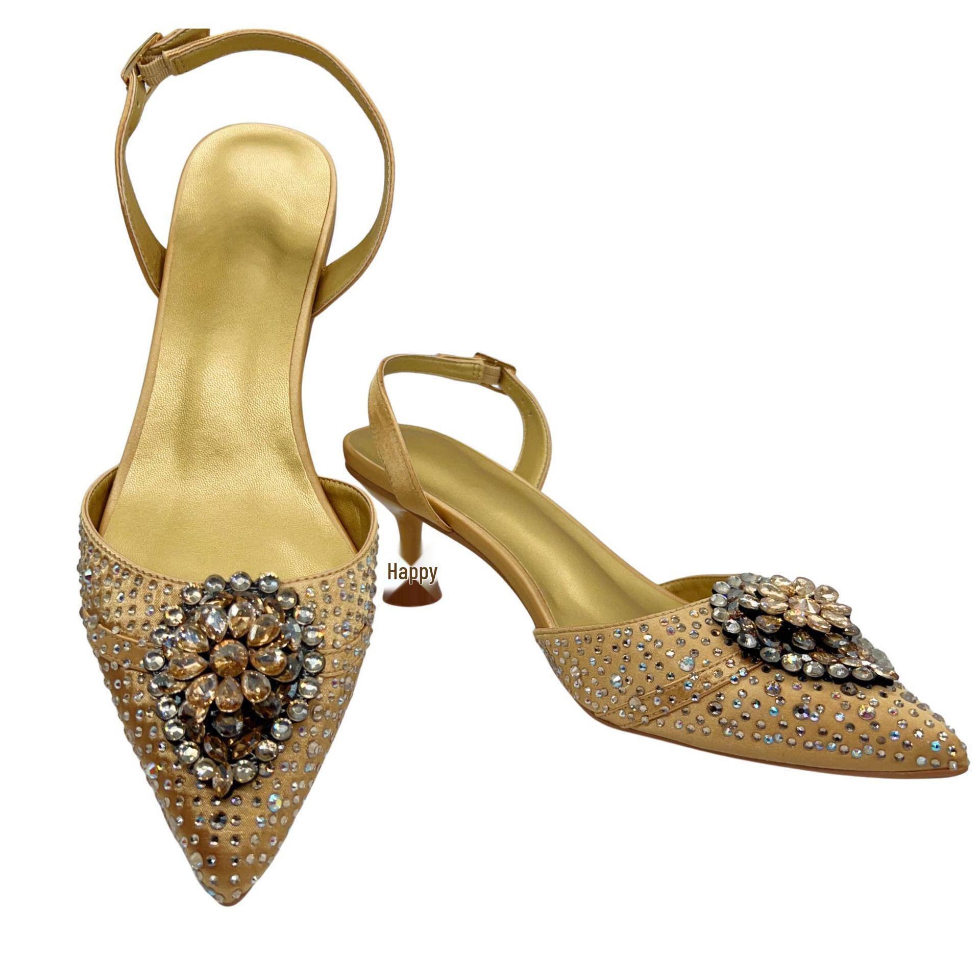 Elegant Italian-Style Rhinestone Pointed-Toe High-Heeled Sandals for Women 37
Elegant Italian-Style Rhinestone Pointed-Toe High-Heeled Sandals for Women 37