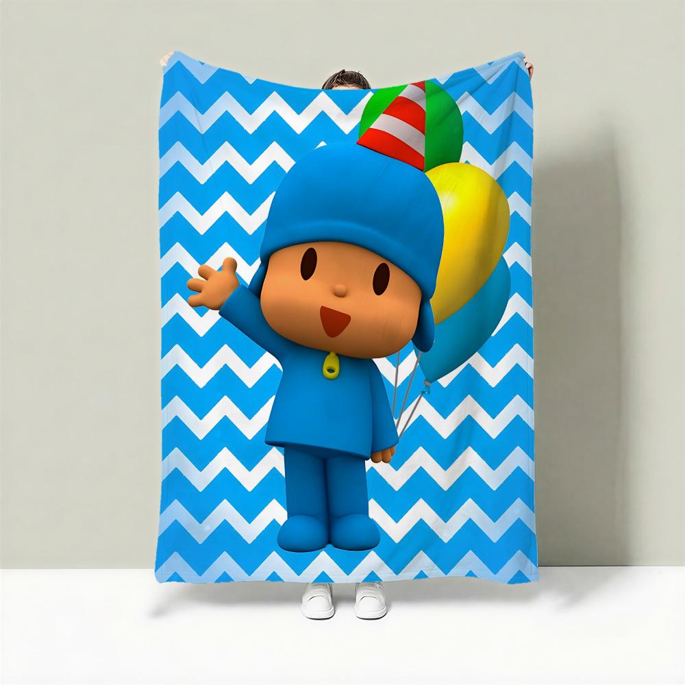 Cartoon P-Pocoyo Throw Lightweight 240g Flannel Blanket Soft Skin-friendly for Summer Cooling 75cmx90cm
Cartoon P-Pocoyo Throw Lightweight 240g Flannel Blanket Soft Skin-friendly for Summer Cooling 75cmx90cm