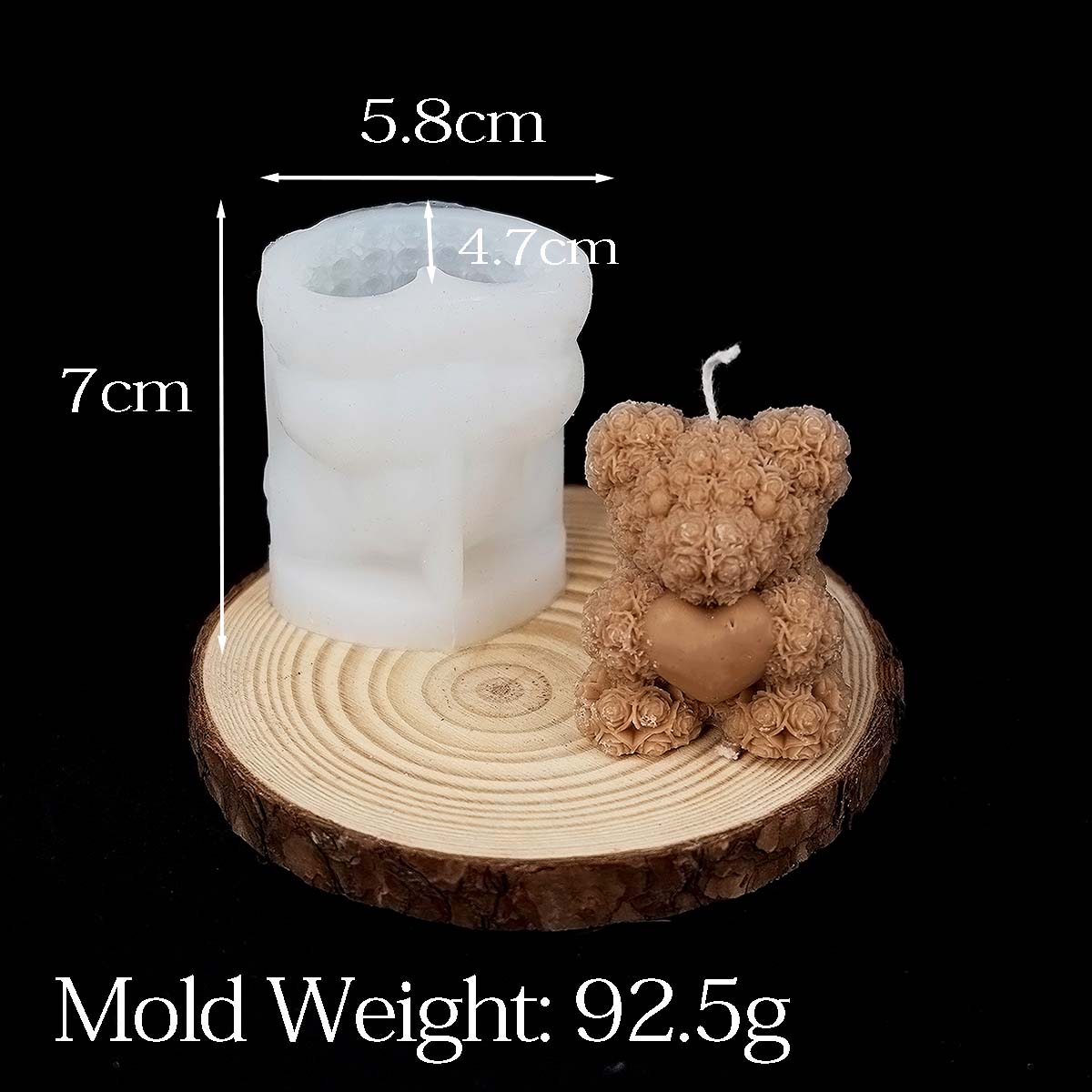 Valentine s Day Love Rose Bear Silicone Candle Mold DIY Pet Bears Crafts Making Aroma Soap Plaster Resin Molds Home Holiday Deco
Valentine s Day Love Rose Bear Silicone Candle Mold DIY Pet Bears Crafts Making Aroma Soap Plaster Resin Molds Home Holiday Deco