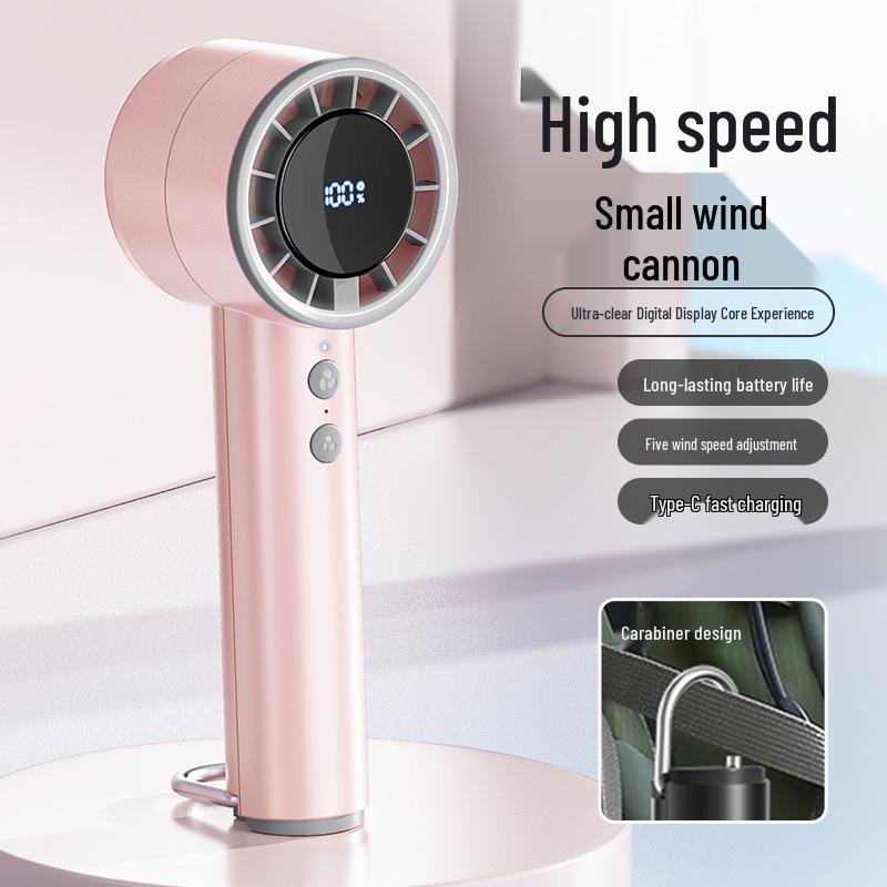 Compact High-Speed USB Rechargeable Fan with LED Display and Ice Pack Handheld Fan
Compact High-Speed USB Rechargeable Fan with LED Display and Ice Pack Handheld Fan