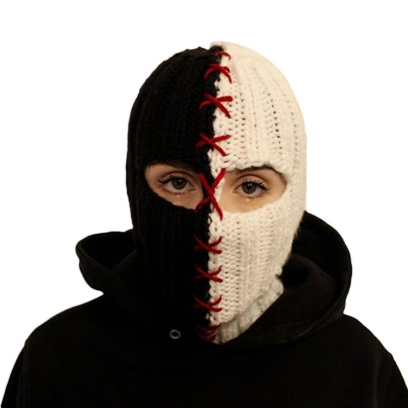 Balaclava Hat for Adult Autumn Winter Knitted Hat Winter Unique Photography Props Terrifying Ghost Knitted Balaclava 1 чёрный/белый
Balaclava Hat for Adult Autumn Winter Knitted Hat Winter Unique Photography Props Terrifying Ghost Knitted Balaclava 1 чёрный/белый