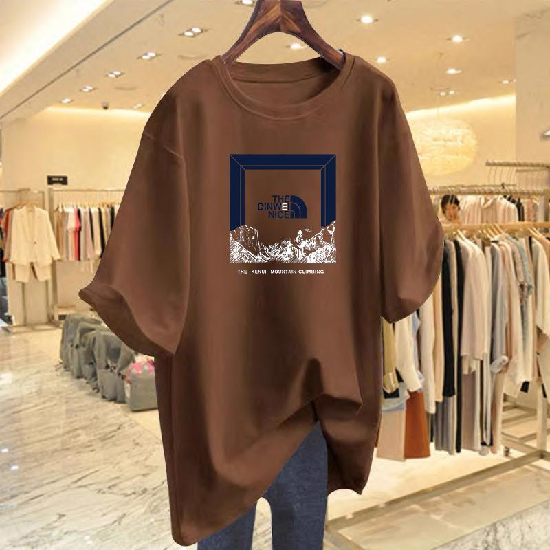 Pure cotton large size casual letter printing T-shirt women s summer new loose large version XXXL
Pure cotton large size casual letter printing T-shirt women s summer new loose large version XXXL