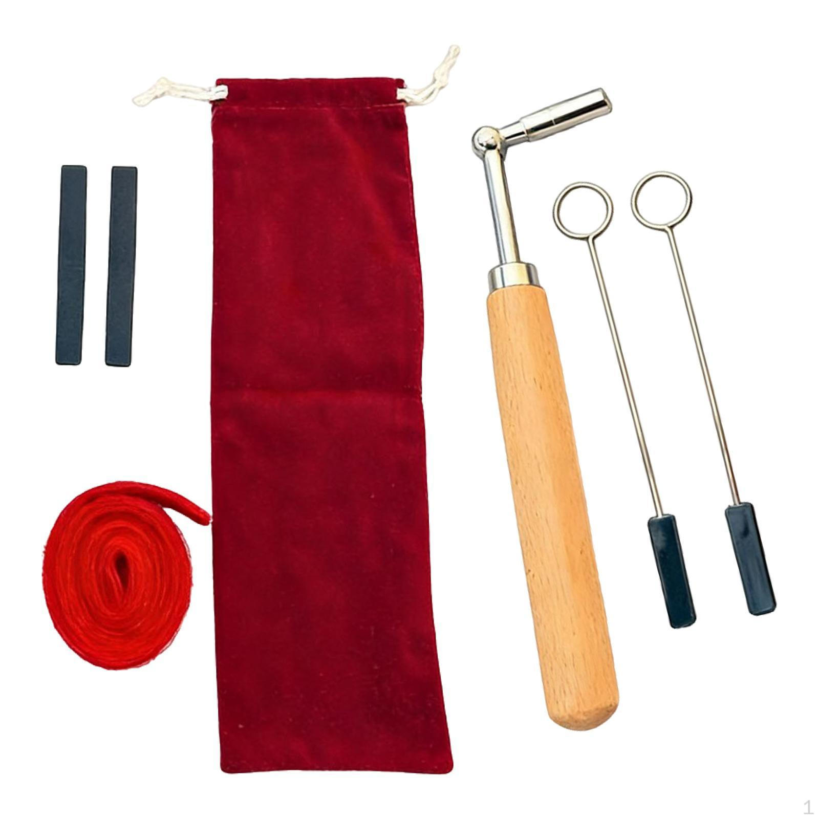 7Pcs Piano Tuning Tools Set Convenient Temperament Strip Tuner Wrench for Music Professionals
7Pcs Piano Tuning Tools Set Convenient Temperament Strip Tuner Wrench for Music Professionals