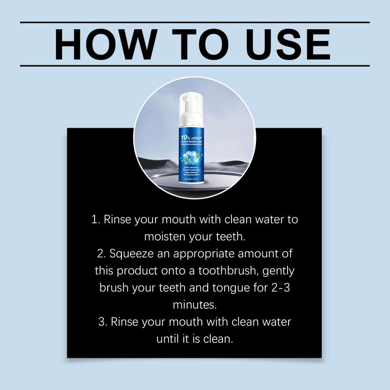 Whitening And Teeth Cleaning Mousse one size
Whitening And Teeth Cleaning Mousse one size