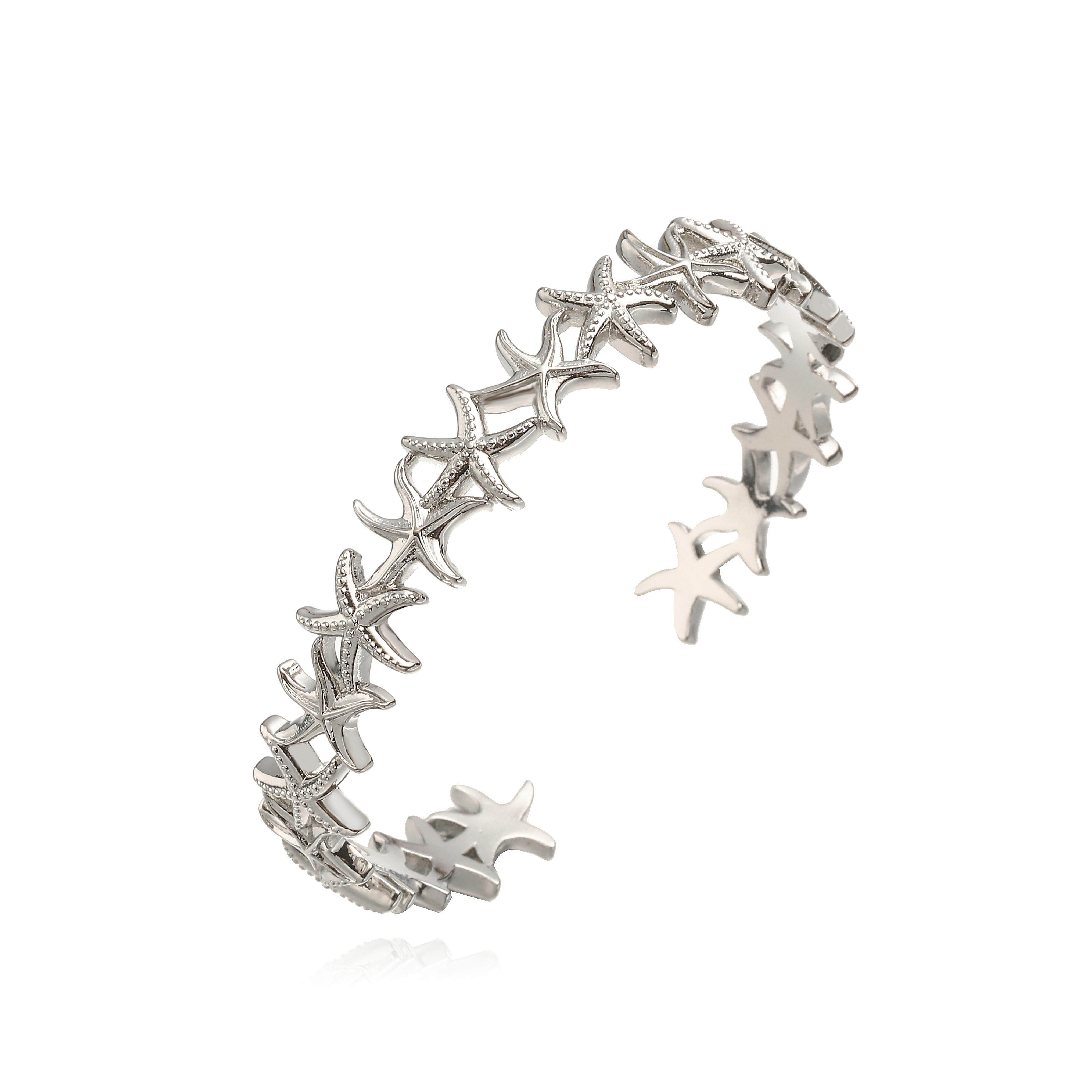 HECHENG,63MM Vintage Simple Metallic Open Adjustable Starfish Bracelet Unisex Beach Beach Jewellery 1 Piece
HECHENG,63MM Vintage Simple Metallic Open Adjustable Starfish Bracelet Unisex Beach Beach Jewellery 1 Piece
