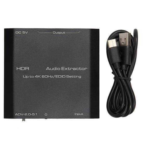 Поддержка HDR HD мультимедийного интерфейса Sound Extractor 4K 60 Гц EDID Setting Converter для HDCP Digital DTS 5.1 PCM
Поддержка HDR HD мультимедийного интерфейса Sound Extractor 4K 60 Гц EDID Setting Converter для HDCP Digital DTS 5.1 PCM