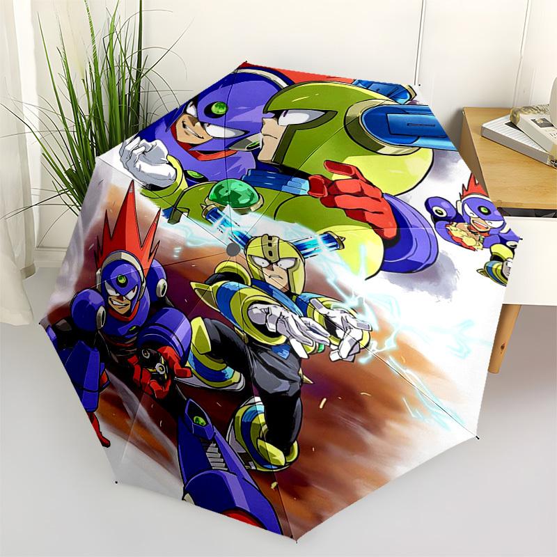 1pc Megaman Automatic Opening Folding Umbrella, 8 Bone Iron Frame Outdoor Umbrella, Ideal Gift for Fans, Travelers, Everyday Use, Perfect Present for
1pc Megaman Automatic Opening Folding Umbrella, 8 Bone Iron Frame Outdoor Umbrella, Ideal Gift for Fans, Travelers, Everyday Use, Perfect Present for