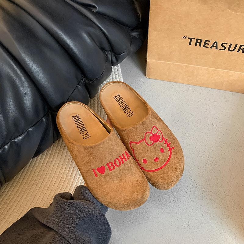 Flat bottom cute non-slip women s outer wear 2025 new soft bottom bag head slippers comfortable retro versatile cartoon animation 40 верблюд
Flat bottom cute non-slip women s outer wear 2025 new soft bottom bag head slippers comfortable retro versatile cartoon animation 40 верблюд