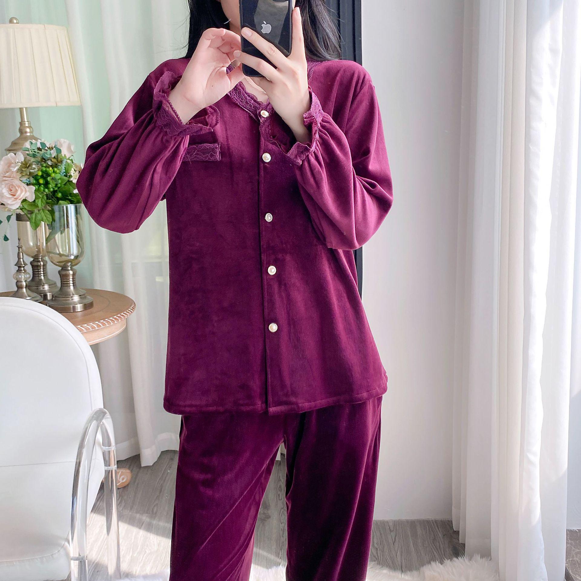 Роскошный женский велюровый пижамный комплект - осенне-зимний, с длинным рукавом, в стиле ретро-корт для дома или верхней одежды. XL
Роскошный женский велюровый пижамный комплект - осенне-зимний, с длинным рукавом, в стиле ретро-корт для дома или верхней одежды. XL
