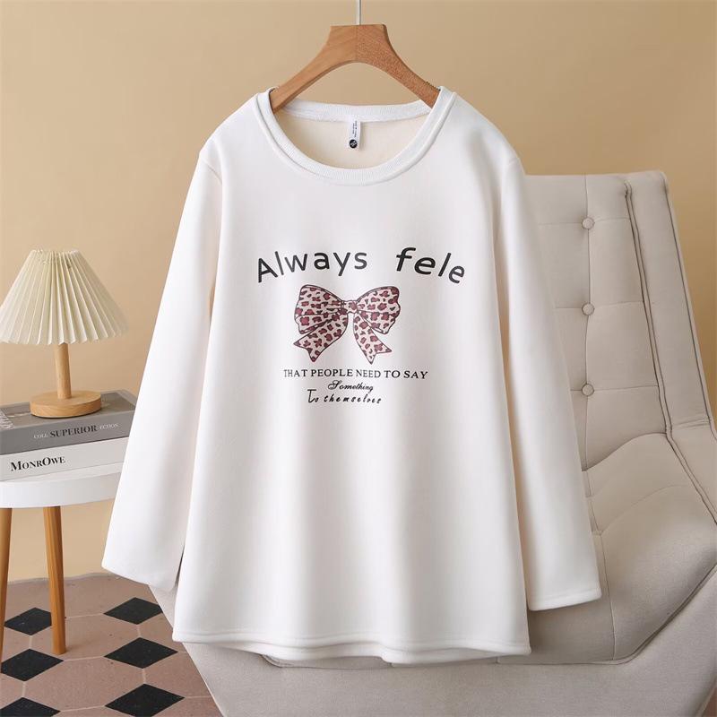 2025 Autumn/Winter Women s Plus Velvet Hoodie - Fashionable & Thick Printed Top for Plus Size 4XL білий
2025 Autumn/Winter Women s Plus Velvet Hoodie - Fashionable & Thick Printed Top for Plus Size 4XL білий