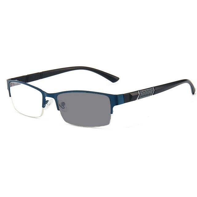 Blue Light Glasses Photochromic Sun Glasses Half-Frame Business Style Myopia Glasses Diopter 0 To -6.0 Glasses For Men -5.0
Blue Light Glasses Photochromic Sun Glasses Half-Frame Business Style Myopia Glasses Diopter 0 To -6.0 Glasses For Men -5.0