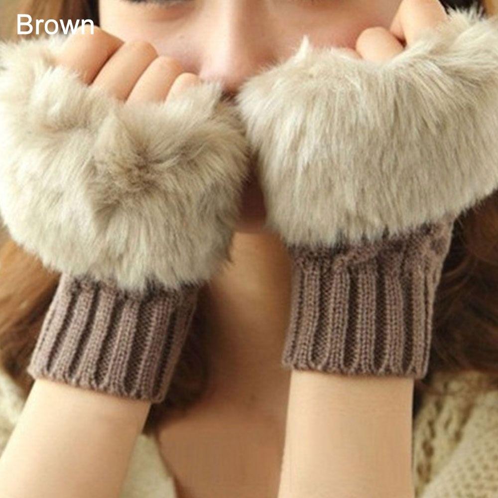 Finger Touch Screen Crochet Plush Half Finger Mitten Wrist Guard Thick Warmer Knitted Gloves
Finger Touch Screen Crochet Plush Half Finger Mitten Wrist Guard Thick Warmer Knitted Gloves