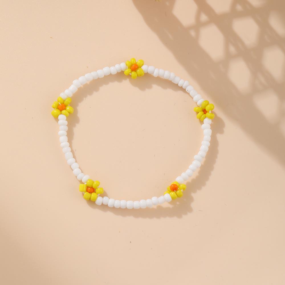 Богемский браслет на ногу с ромашкой: Яркие пляжные украшения из бисера для женщин
Богемский браслет на ногу с ромашкой: Яркие пляжные украшения из бисера для женщин