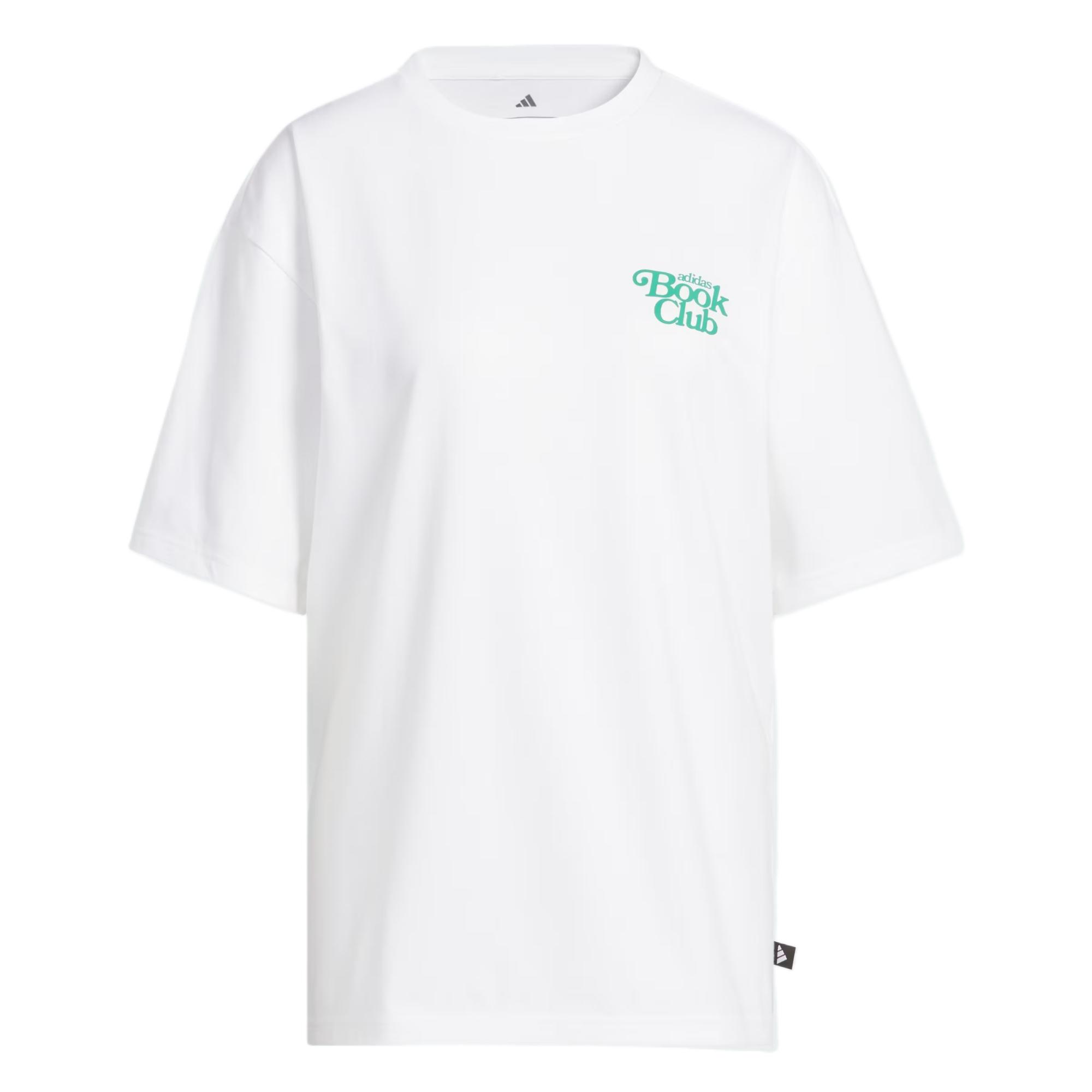 Adidas Golf Book Club Graphic Oversized Tee Soft Comfortable Fashionable Versatile Short Sleeve Drop Shoulder T-Shirt Women Tops White JI9500 L
Adidas Golf Book Club Graphic Oversized Tee Soft Comfortable Fashionable Versatile Short Sleeve Drop Shoulder T-Shirt Women Tops White JI9500 L
