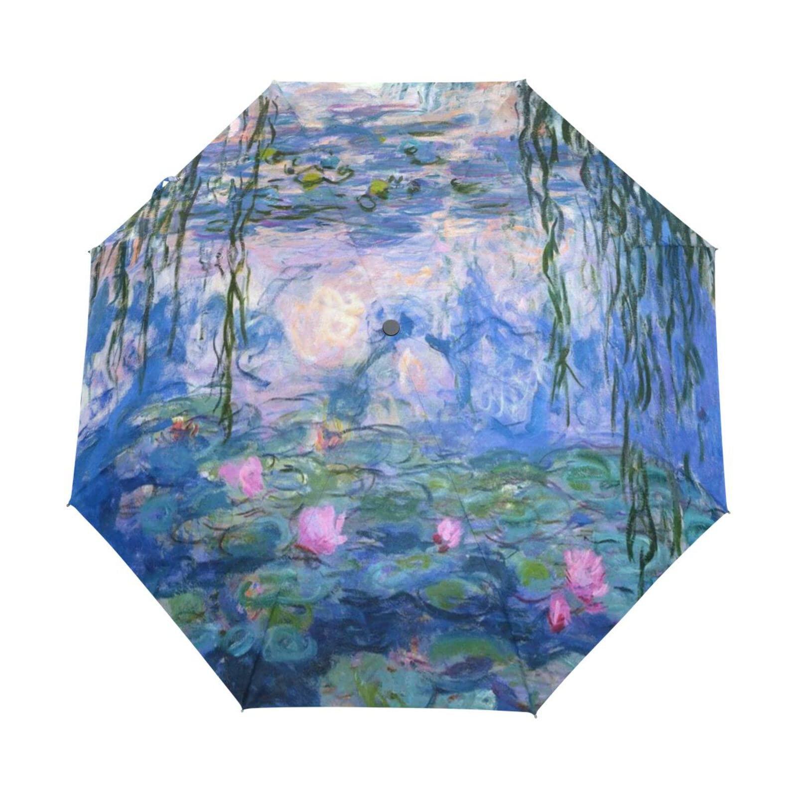 Зонт для путешествий Monet Claude Water Lilies, картина маслом, складной зонт от дождя, ветрозащитный, компактный, легкий для взрослых, подростков, детей
Зонт для путешествий Monet Claude Water Lilies, картина маслом, складной зонт от дождя, ветрозащитный, компактный, легкий для взрослых, подростков, детей