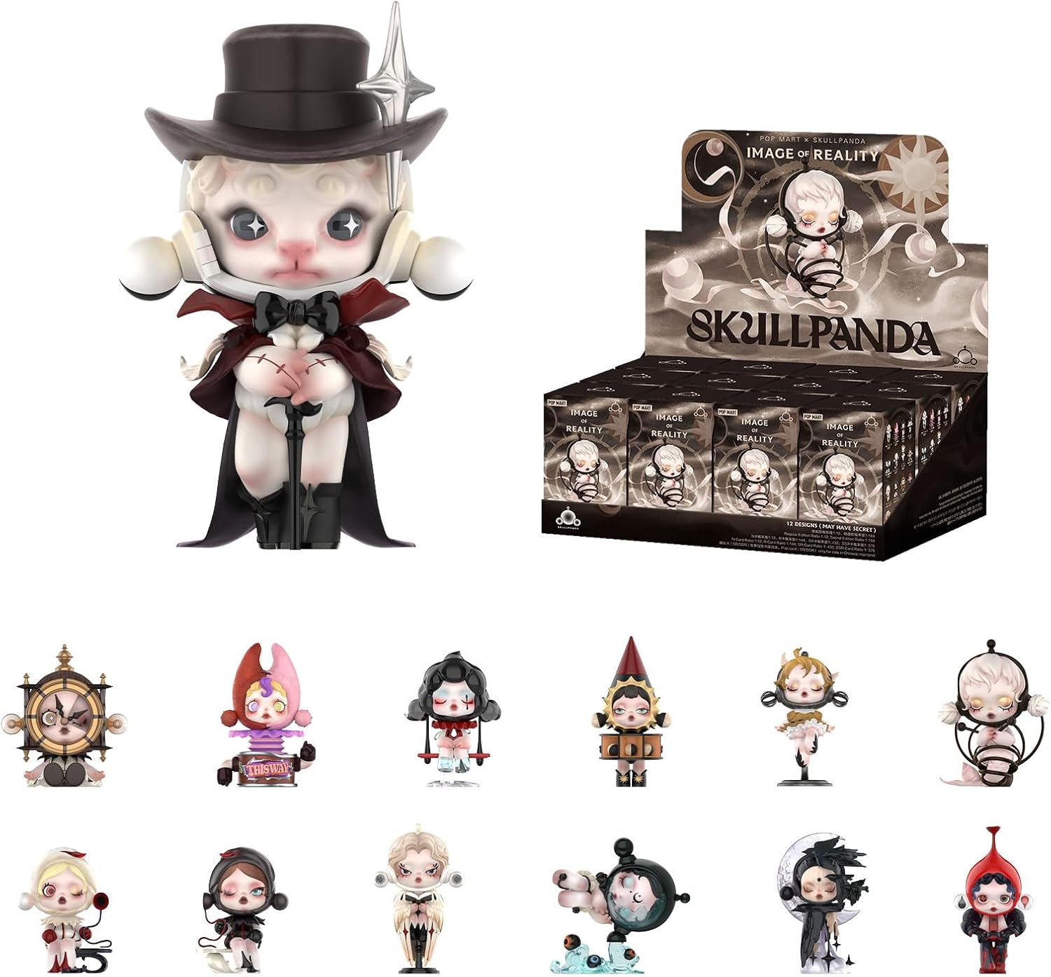 Фигурки серии SKULLPANDA Image Of Reality, фигурки-сюрпризы SKULLPANDA, коллекционные игрушки-экшн-фигурки со случайным дизайном, праздничные подарки на день рождения Single Box
Фигурки серии SKULLPANDA Image Of Reality, фигурки-сюрпризы SKULLPANDA, коллекционные игрушки-экшн-фигурки со случайным дизайном, праздничные подарки на день рождения Single Box