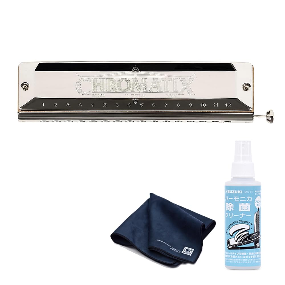 Suzuki Chromatic Harmonica Standard Model 16 отверстий 64 звука 4 октавы набор чистящих салфеток SCX-64
Suzuki Chromatic Harmonica Standard Model 16 отверстий 64 звука 4 октавы набор чистящих салфеток SCX-64
