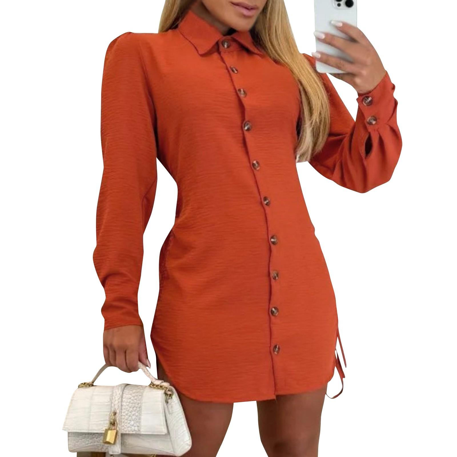 Женское модное платье с длинным рукавом, однотонное, с завязками по бокам L красный
Женское модное платье с длинным рукавом, однотонное, с завязками по бокам L красный