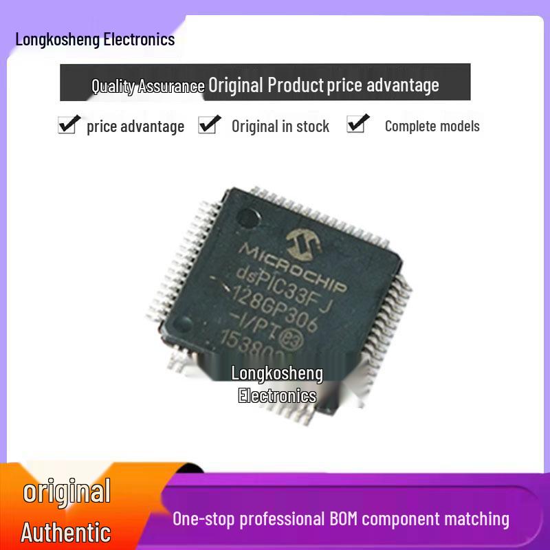 Original DSPIC33FJ128GP306-I/PT TQFP-64 Digital Signal Processor
Original DSPIC33FJ128GP306-I/PT TQFP-64 Digital Signal Processor