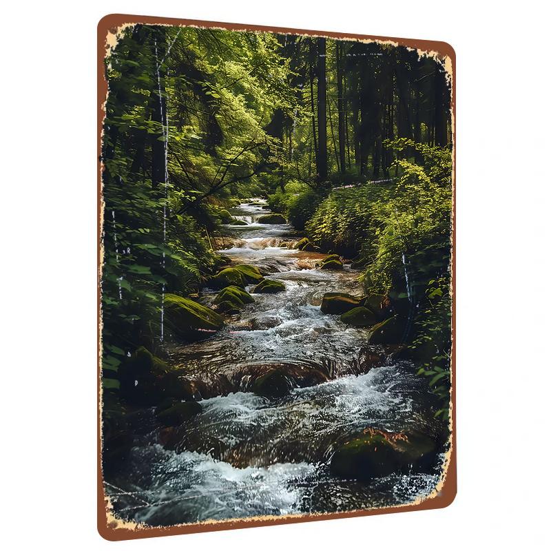 Custom Forest Stream Scenery Metal Wall Art Home Decor for Living Room Modern Minimalist Hanging Painting 20x30cm(7.8x11.8inch)
Custom Forest Stream Scenery Metal Wall Art Home Decor for Living Room Modern Minimalist Hanging Painting 20x30cm(7.8x11.8inch)