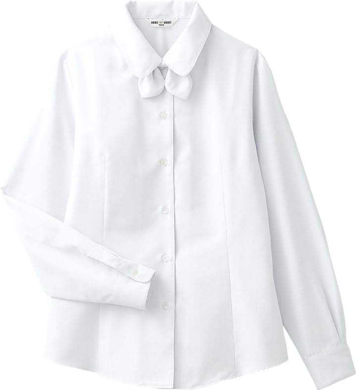 Albe Women s Long Sleeve Blouse with Ribbon Tie, Waffle Pattern, Sizes 7-19, Suitable for Restaurants, Office Work, and Uniforms, White, BL6814 C-1
Albe Women s Long Sleeve Blouse with Ribbon Tie, Waffle Pattern, Sizes 7-19, Suitable for Restaurants, Office Work, and Uniforms, White, BL6814 C-1