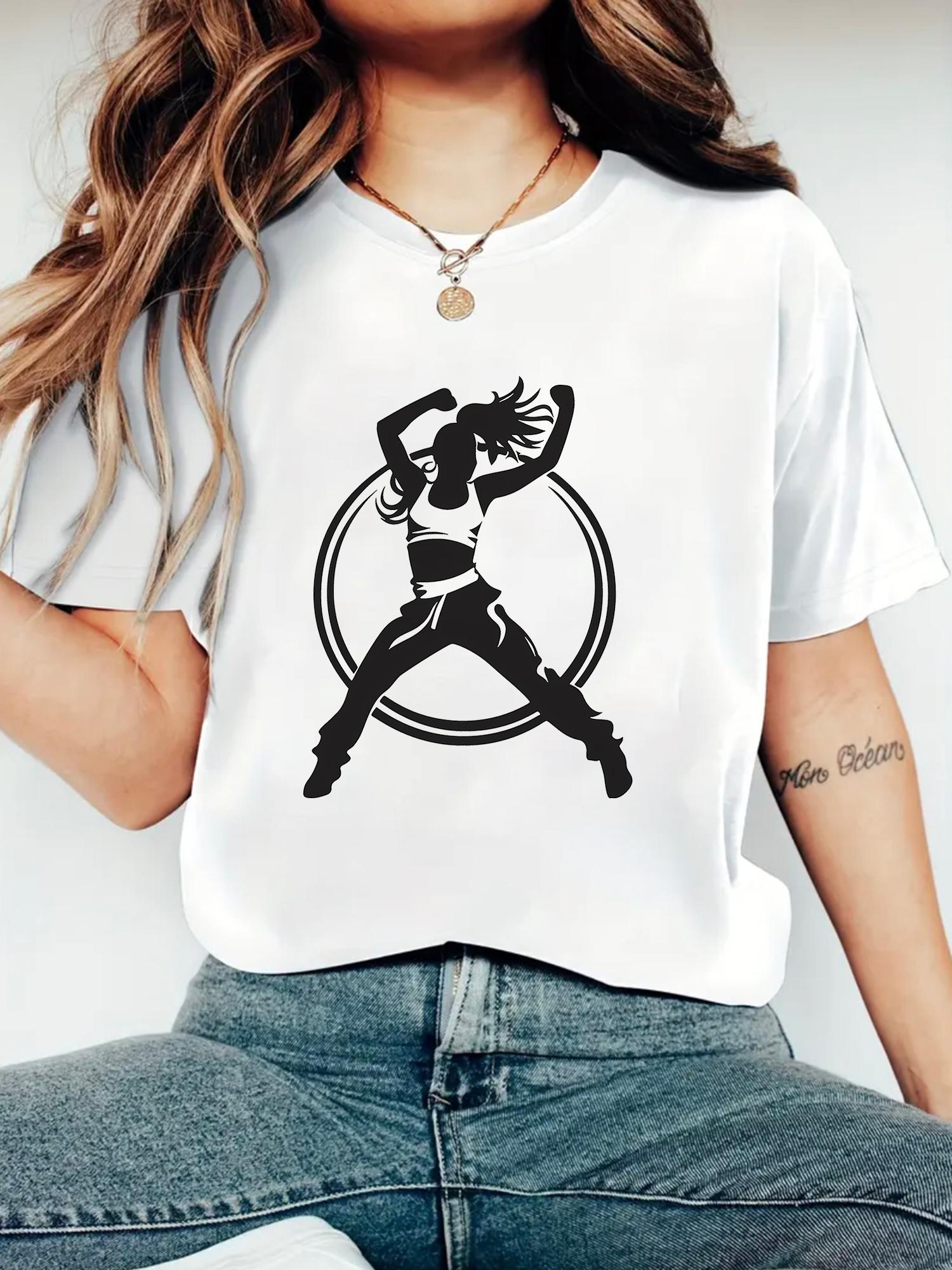 Womens Fashion Creative Print TShirt Fitness Daily Outdoor Sports Versatile Fashion Style Breathable Round Neck Sleeve TShirt 4XL
Womens Fashion Creative Print TShirt Fitness Daily Outdoor Sports Versatile Fashion Style Breathable Round Neck Sleeve TShirt 4XL