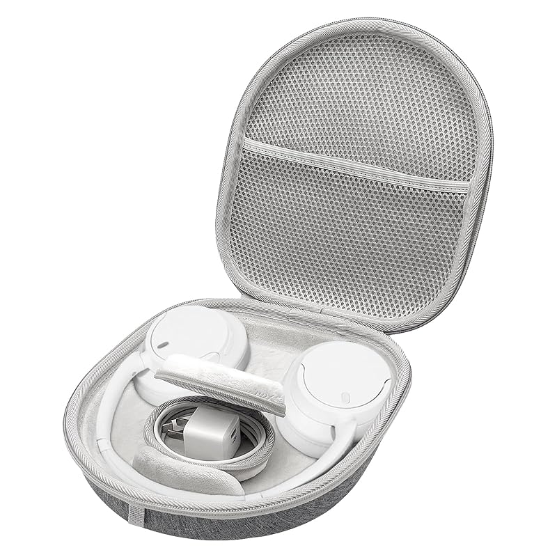 Mocamoro headphone case General purpose headphone bag portable Shockproof EVA cover with handle Sony/Bose/JBL applicable (gray)
Mocamoro headphone case General purpose headphone bag portable Shockproof EVA cover with handle Sony/Bose/JBL applicable (gray)