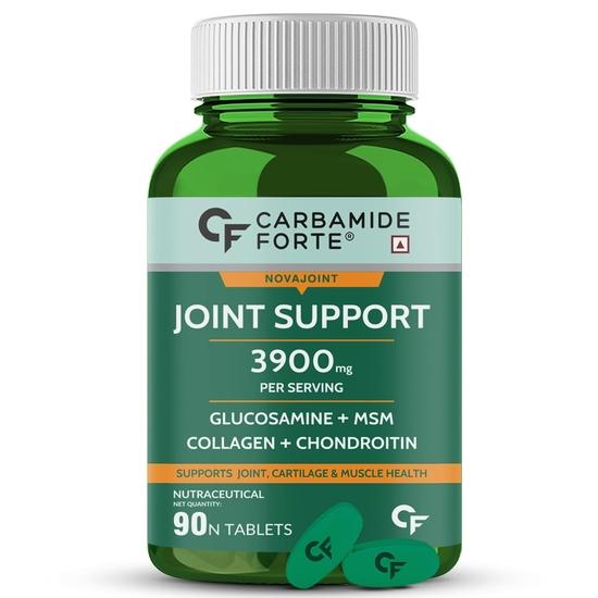 Carbamide Forte Glucosamine Tablets - Joint Support Supplement with Collagen & Glucosamine Chondroitin MSM - 90 Tablets
Carbamide Forte Glucosamine Tablets - Joint Support Supplement with Collagen & Glucosamine Chondroitin MSM - 90 Tablets