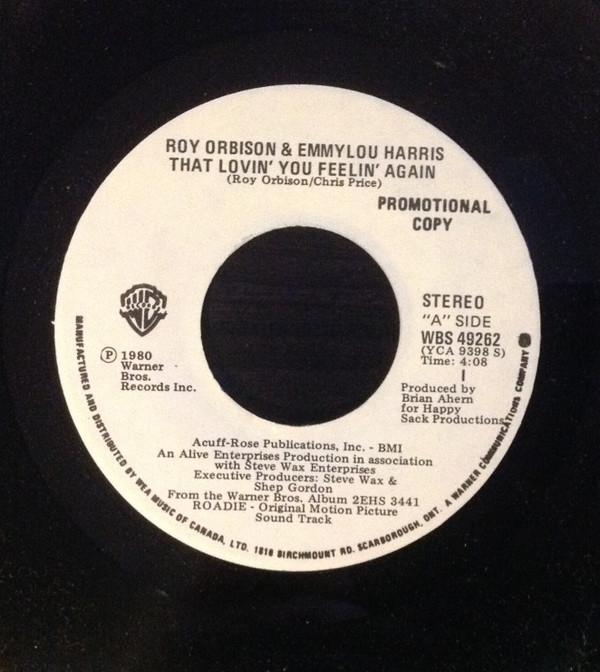7inch Record ROY ORBISON EMMYLOU HARRIS CRAI That Lovin You Feelin Again Lol WBS49262PROMO Warner Bros. Re 1980 Canada Rock Used
7inch Record ROY ORBISON EMMYLOU HARRIS CRAI That Lovin You Feelin Again Lol WBS49262PROMO Warner Bros. Re 1980 Canada Rock Used