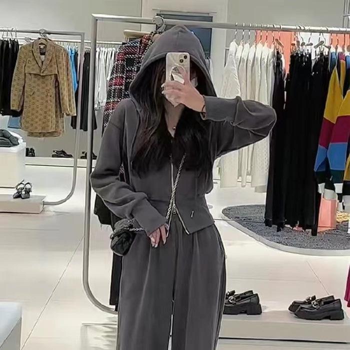 862# Women s Influencer Sportswear Set: 2025 Spring/Autumn Hooded Sweatshirt & Long Pants XXL темно-серого
862# Women s Influencer Sportswear Set: 2025 Spring/Autumn Hooded Sweatshirt & Long Pants XXL темно-серого