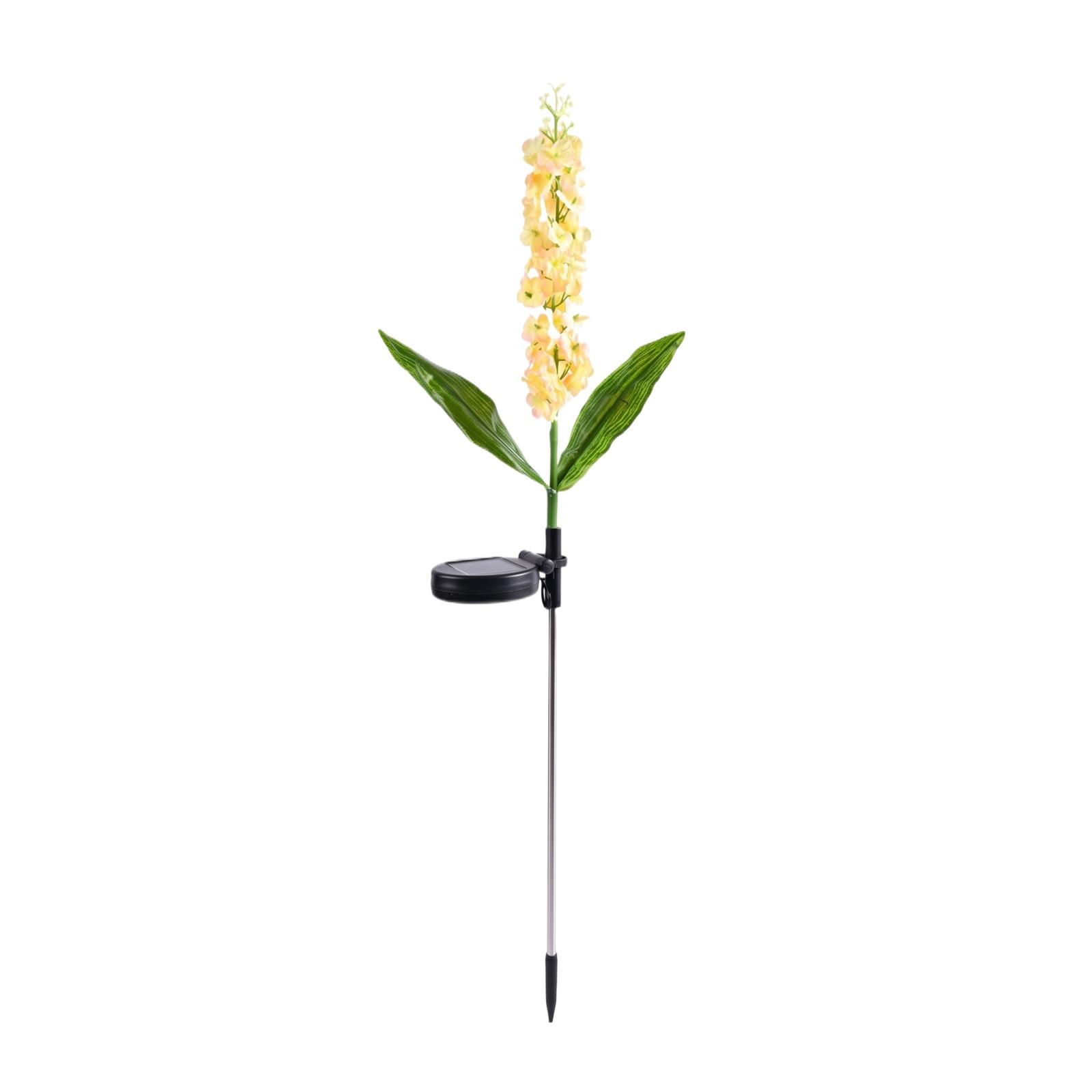 Solar Powered Outdoor Garden Light with Artificial Hyacinth Flower Decorative Lawn Stake Waterproof for Yard Patio Pathway one size жовтий
Solar Powered Outdoor Garden Light with Artificial Hyacinth Flower Decorative Lawn Stake Waterproof for Yard Patio Pathway one size жовтий