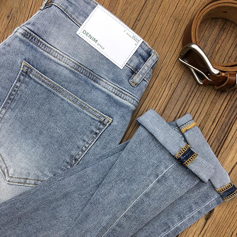 Летние джинсы премиум-класса с девятью точками, мужские брюки, модный бренд, модные, ретро, светло-голубые, стрейч, облегающие, узкие, длинные, мужские 36 синий
Летние джинсы премиум-класса с девятью точками, мужские брюки, модный бренд, модные, ретро, светло-голубые, стрейч, облегающие, узкие, длинные, мужские 36 синий