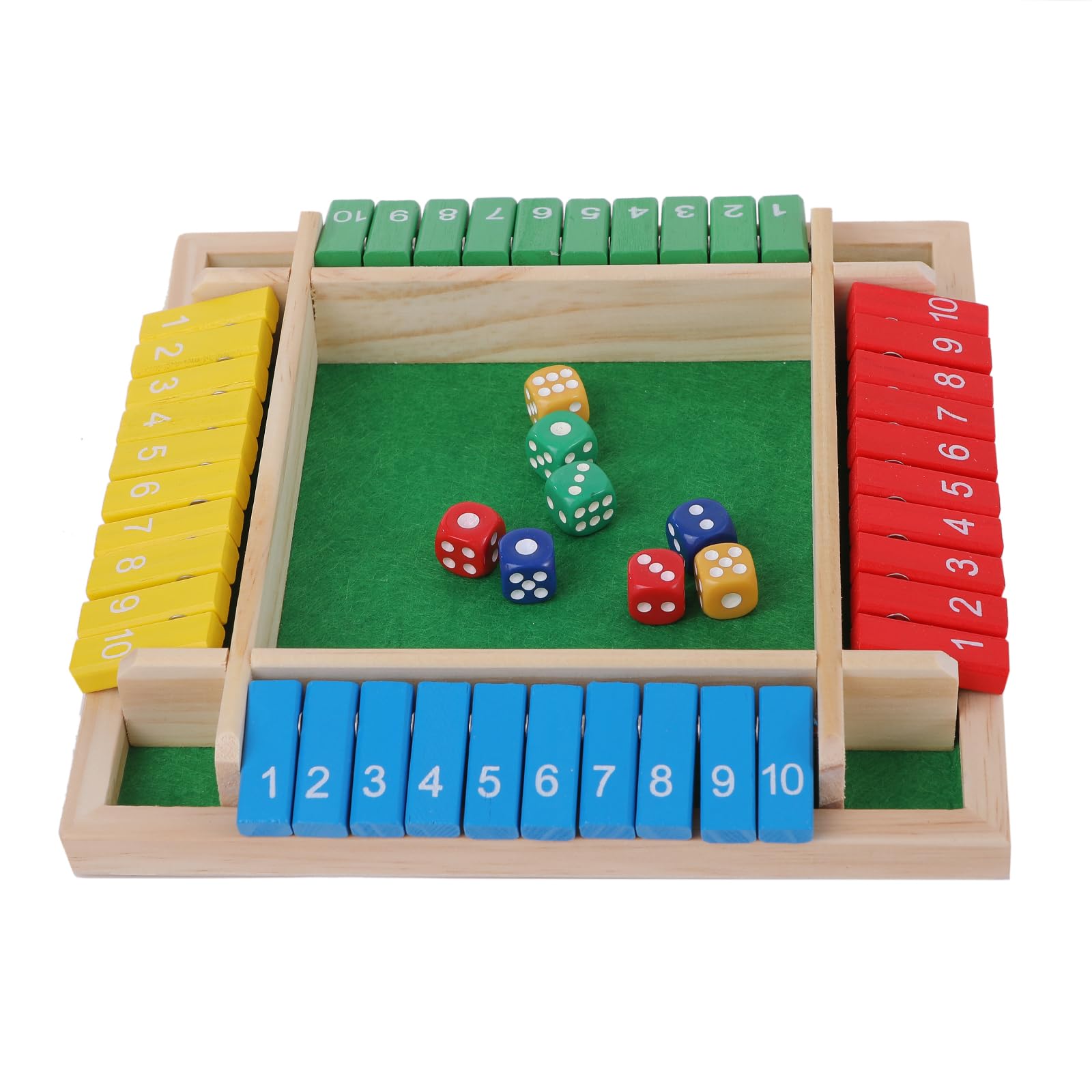Pure Seek Shut the Box обучающая игрушка игра в кости для 4 игроков настольная игра роскошь весна
Pure Seek Shut the Box обучающая игрушка игра в кости для 4 игроков настольная игра роскошь весна