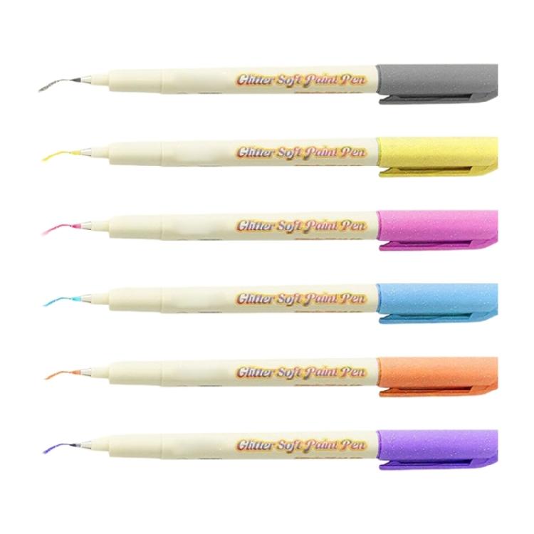 6Pcs Glittering Paint Pen With Soft Brush Tip 1mm Line Wide For Doodling Scrapbooking Journaling Highlighting Text 1
6Pcs Glittering Paint Pen With Soft Brush Tip 1mm Line Wide For Doodling Scrapbooking Journaling Highlighting Text 1