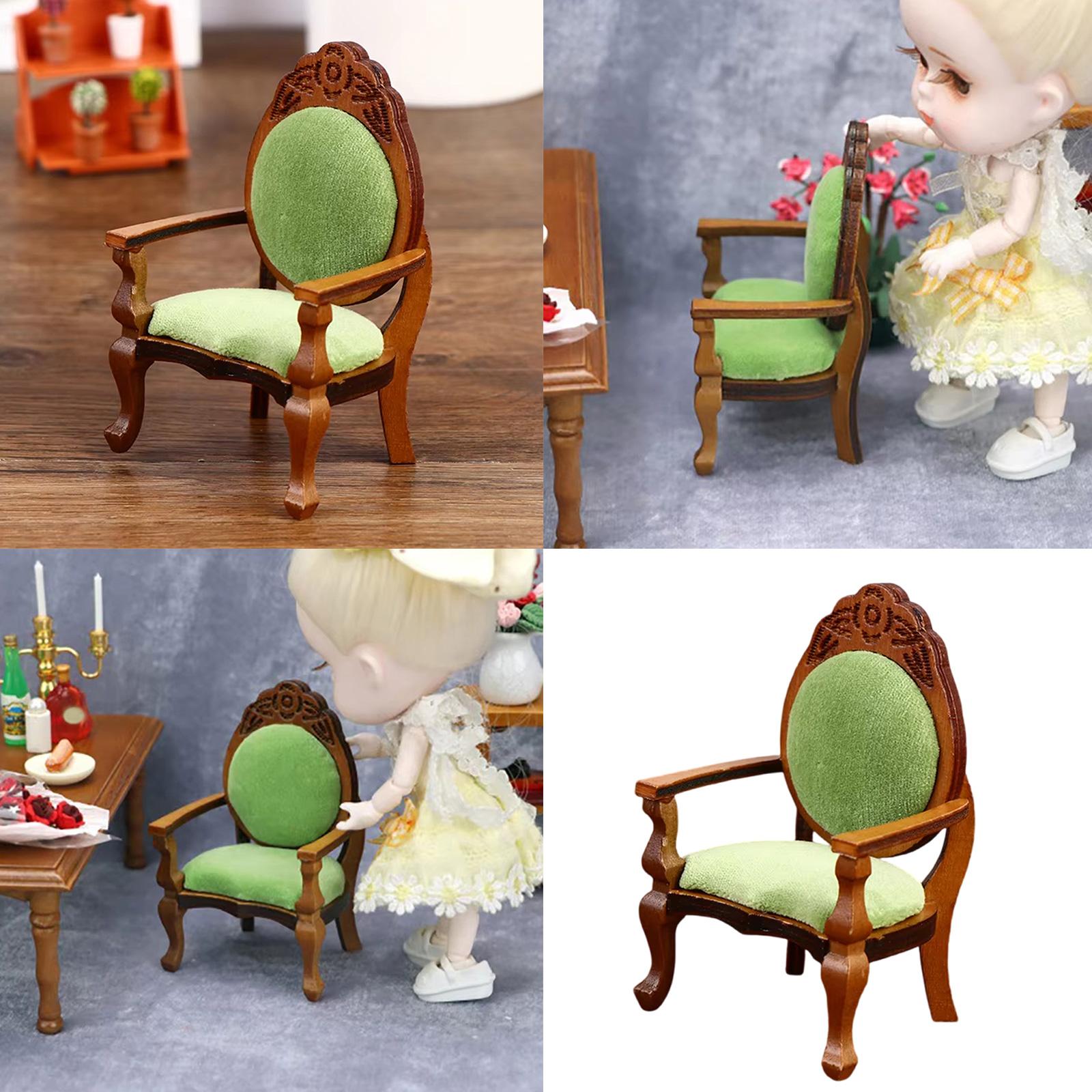Vintage Armchair Miniature Furniture Model Figurine for 1/12 Dollhouse Decoration and Collectors Model Project Kits
Vintage Armchair Miniature Furniture Model Figurine for 1/12 Dollhouse Decoration and Collectors Model Project Kits