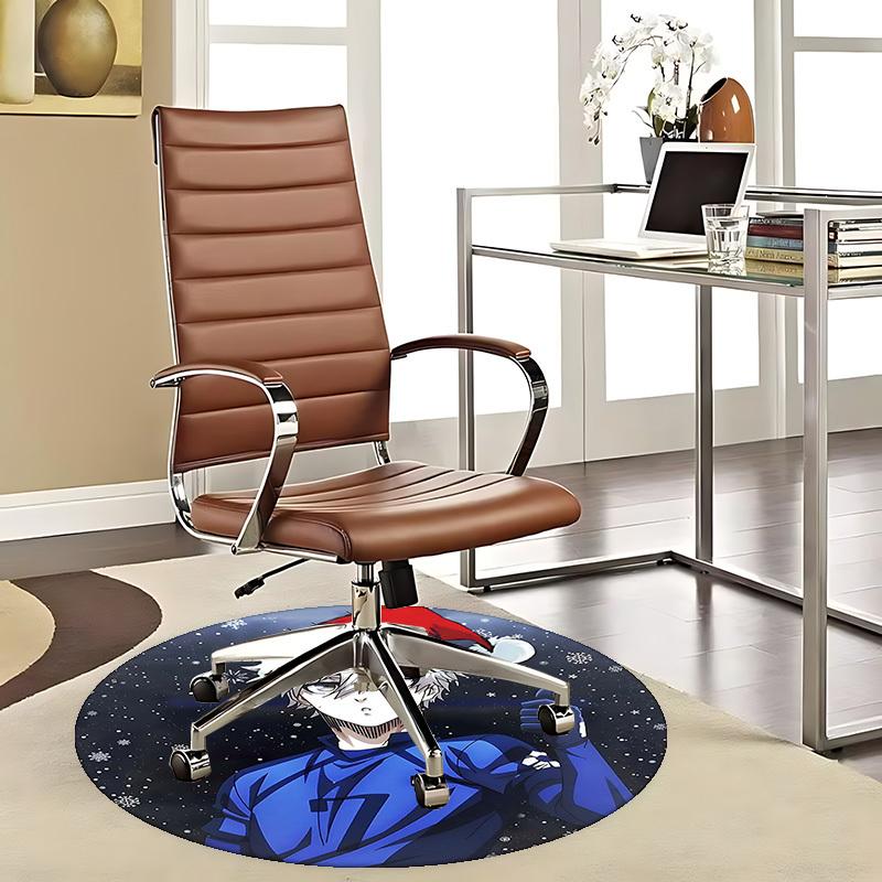 1pc Anime Design Round Carpet - Christmas Theme with Santa Hat for Office Chair Mat, Non-Slip Rug Suitable for Home Decor, Living Room 80cm
1pc Anime Design Round Carpet - Christmas Theme with Santa Hat for Office Chair Mat, Non-Slip Rug Suitable for Home Decor, Living Room 80cm