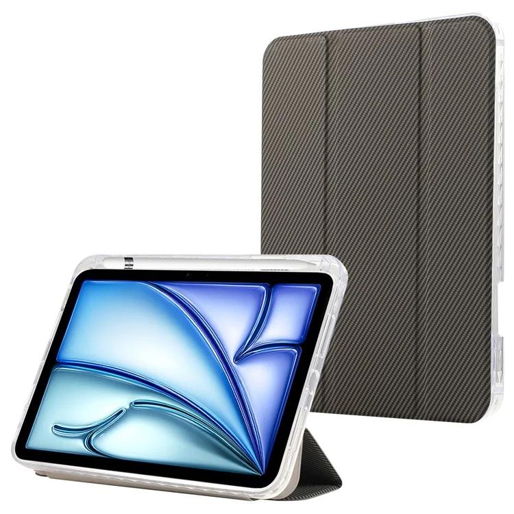 For iPad Air 13 (2024) Case Smart Leather Tri-Fold Stand Tablet Cover Carbon Fiber Texture
For iPad Air 13 (2024) Case Smart Leather Tri-Fold Stand Tablet Cover Carbon Fiber Texture