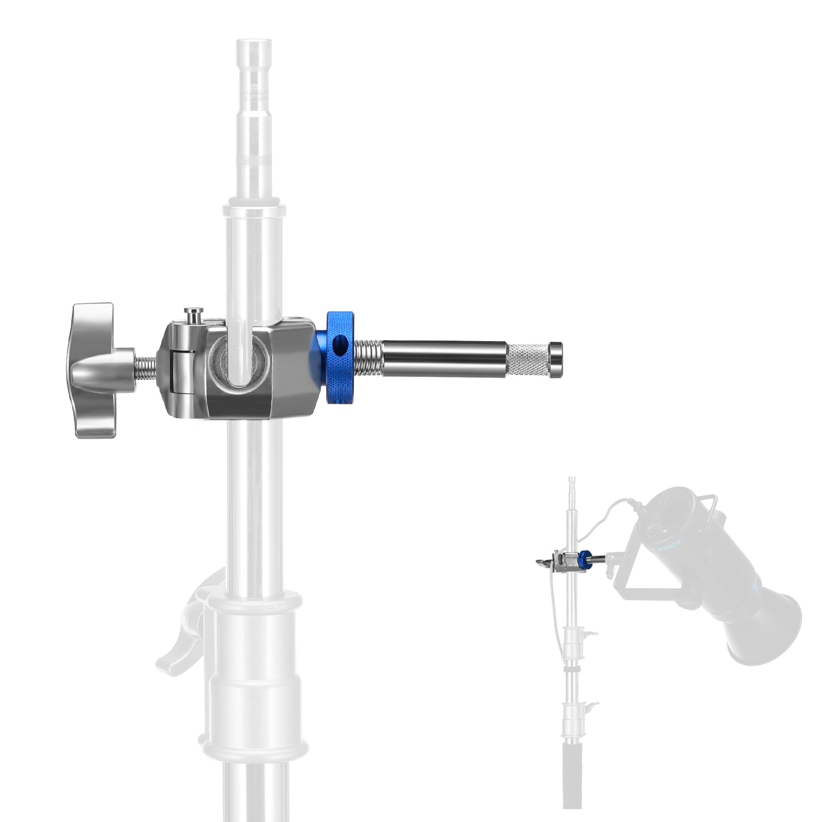 NEEWER Clamp with 105mm Baby Pin Screw for Light Stand Stainless Steel for LED Video Light Flash Max Load 10kg UA045 3-Way 5/8 25-35mm
NEEWER Clamp with 105mm Baby Pin Screw for Light Stand Stainless Steel for LED Video Light Flash Max Load 10kg UA045 3-Way 5/8 25-35mm